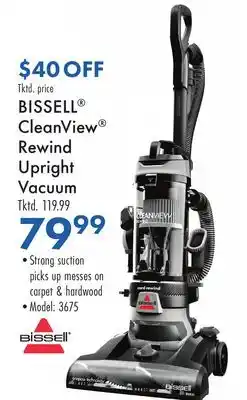 Boscov's BISSELL CleanView Rewind Upright Vacuum offer