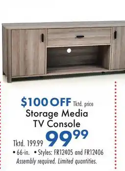 Boscov's Storage Media TV Console offer