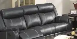 Boscov's Dallas Reclining Sofa with Tray Table offer