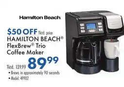 Boscov's HAMILTON BEACH FlexBrew Trio Coffee Maker offer