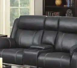 Boscov's Reclining Console Loveseat offer