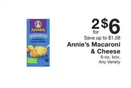 Fairway Store Market Annie's Macaroni & Cheese offer