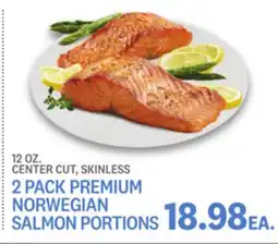 Kings Food Markets 2 PACK PREMIUM NORWEGIAN SALMON PORTIONS offer