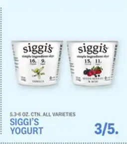 Kings Food Markets SIGGI'S YOGURT offer