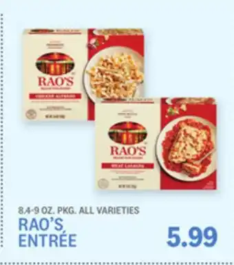 Kings Food Markets RAO'S ENTRÉE offer
