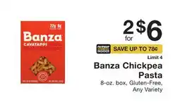 Fairway Store Market Banza Chickpea Pasta offer