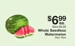 Fairway Store Market Whole Seedless Watermelon offer