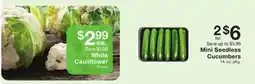 Fairway Store Market Mini Seedless Cucumbers offer