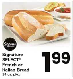 ACME Signature SELECT French or Italian Bread offer