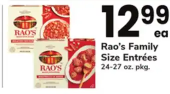 ACME Rao's Family Size Entrées offer
