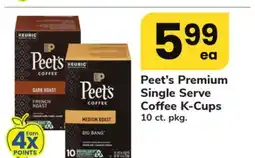 ACME Peet's Premium Single Serve Coffee K-Cups offer