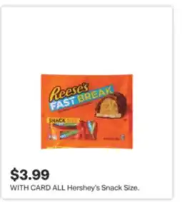 CVS ALL Hershey's Snack Size offer