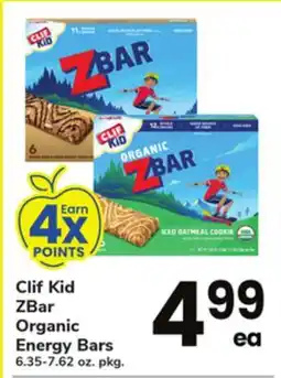 ACME Clif Kid ZBar Organic Energy Bars offer