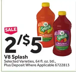 Stop&Shop V8 Splash offer