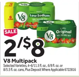 Stop&Shop V8 Multipack offer
