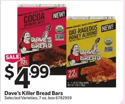 Stop&Shop Dave's Killer Bread Bars offer