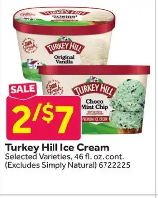 Stop&Shop Turkey Hill Ice Cream offer