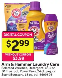 Stop&Shop Arm & Hammer Laundry Care offer