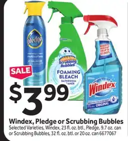 Stop&Shop Windex, Pledge or Scrubbing Bubbles offer