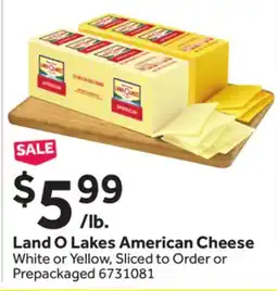 Stop&Shop Land O Lakes American Cheese offer
