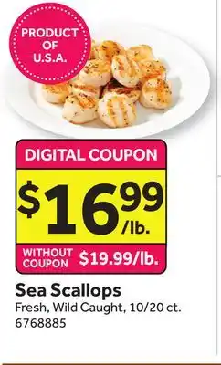 Stop&Shop Sea Scallops offer