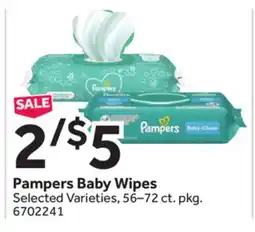 Stop&Shop Pampers Baby Wipes offer