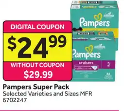 Stop&Shop Pampers Super Pack offer