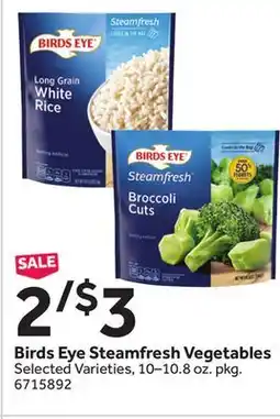 Stop&Shop Birds Eye Steamfresh Vegetables offer