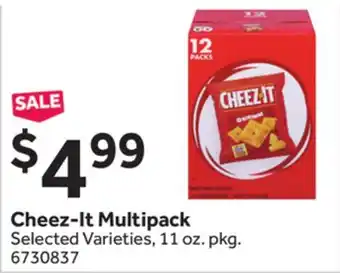 Stop&Shop Cheez-It Multipack offer