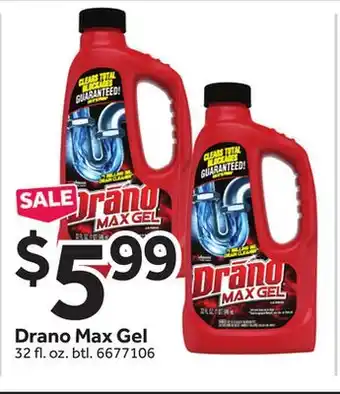 Stop&Shop Drano Max Gel offer