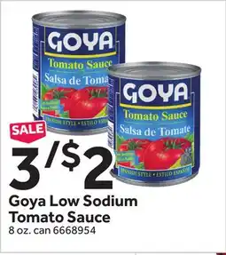 Stop&Shop Goya Low Sodium Tomato Sauce offer