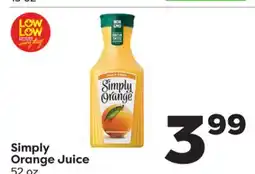 Weis Markets Simply Orange Juice offer