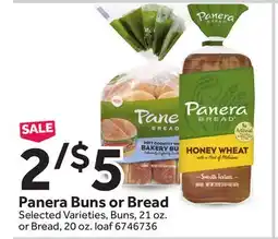 Stop&Shop Panera Buns or Bread offer