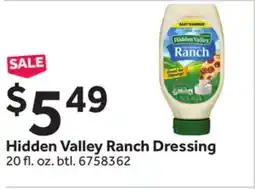 Stop&Shop Hidden Valley Ranch Dressing offer