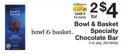 The Fresh Grocer Specialty Chocolate Bar offer