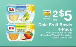 The Fresh Grocer Fruit Bowls 4-Pack offer