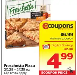 Weis Markets Freschetta Pizza offer