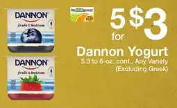 The Fresh Grocer Yogurt offer