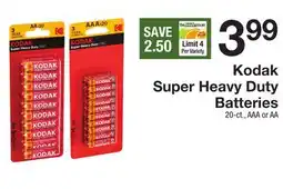 The Fresh Grocer Super Heavy Duty Batteries offer