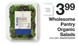 The Fresh Grocer Organic Salads offer