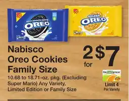 The Fresh Grocer Oreo Cookies Family Size offer