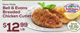 DeCicco & Sons Bell & Evans Breaded Chicken Cutlets offer