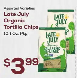 DeCicco & Sons Late July Organic Tortilla Chips offer