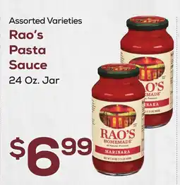 DeCicco & Sons Rao's Pasta Sauce offer