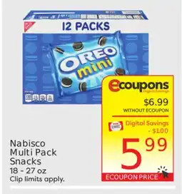 Weis Markets Nabisco Multi Pack Snacks offer