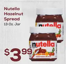 DeCicco & Sons Nutella Hazelnut Spread offer