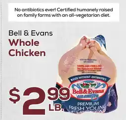 DeCicco & Sons Bell & Evans Whole Chicken offer