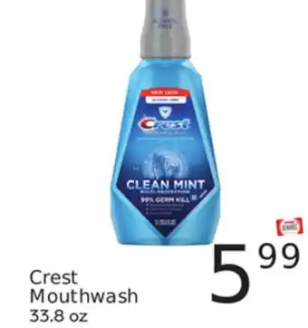 Weis Markets Crest Mouthwash offer