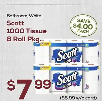 DeCicco & Sons Scott 1000 Tissue offer