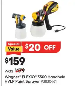 Lowe's FLEXiO 3500 Handheld HVLP Paint Sprayer offer